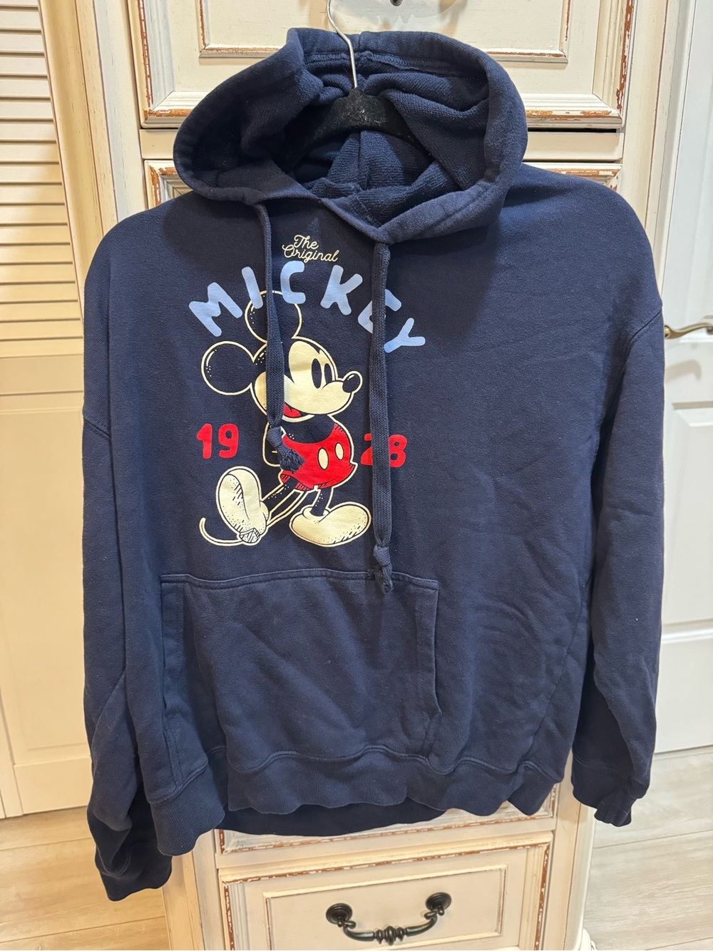 Disney Mickey Graphic Navy Hoodie Sweatshirt